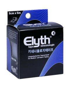 KINESIOLOGIE Tape Elyth 5 cmx5 m schwarz