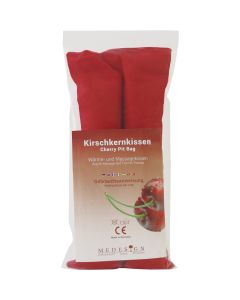 KIRSCHKERNKISSEN 20x40 cm rot