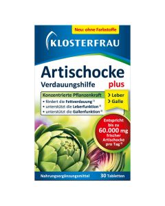 KLOSTERFRAU Artischocke plus Tabletten