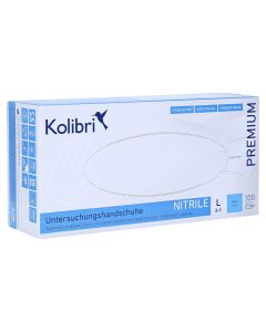 KOLIBRI Premium U.Hands.Nitril unst.pf L blau