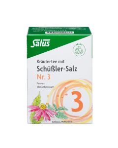 KRÄUTERTEE mit Schüssler-Salz Nr.3 Salus Fbtl.