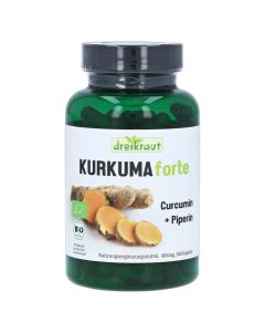 KURKUMA FORTE Curcumin+Piperin Kapseln