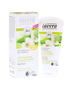 LAVERA mattierende Balancecreme grüner Tee