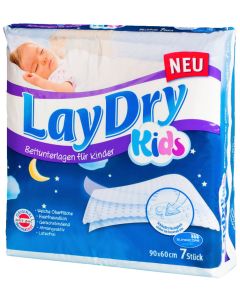 LAYDRY Betteinlage f.Kinder atmungsaktiv 60x90 cm