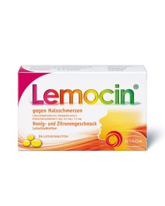 LEMOCIN gegen Halsschmerzen Honig-u.Zitroneng.Lut.