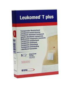 LEUKOMED transp.plus sterile Pflaster 5x7,2 cm