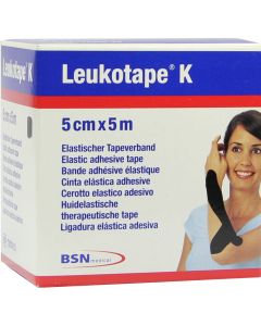 LEUKOTAPE K 5 cm schwarz