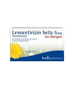 LEVOCETIRIZIN beta 5 mg Filmtabletten