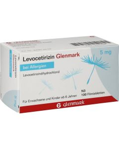 LEVOCETIRIZIN Glenmark 5 mg Filmtabletten