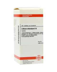 LITHIUM CHLORATUM D 6 Tabletten