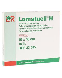 LOMATUELL H Salbentüll 10x10 cm steril