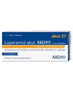 LOPERAMID akut Aristo 2 mg Tabletten