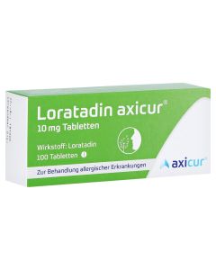 LORATADIN axicur 10 mg Tabletten