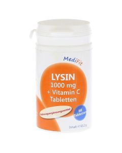 LYSIN 1.000 mg+Vitamin C Tabletten MediFit