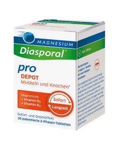 MAGNESIUM DIASPORAL pro D3+K2 DEPOT Muskel+Kno.Tab