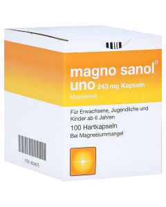 MAGNO SANOL uno 243 mg Kapseln