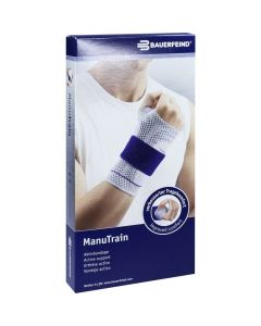 MANUTRAIN Handgelenkbandage links Gr.4 titan