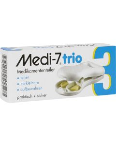 MEDI 7 trio Tablettenteiler weiss