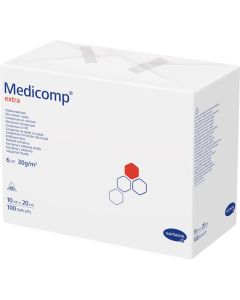 MEDICOMP extra Kompressen 10x20 cm unsteril