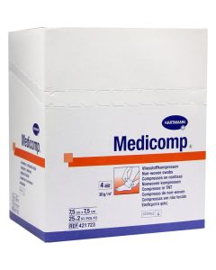 MEDICOMP Kompressen 7,5x7,5 cm steril