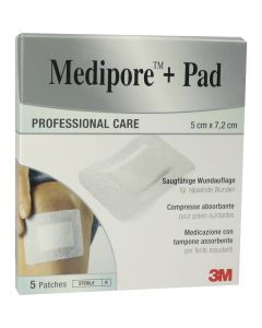 MEDIPORE+Pad 3M 5x7,2cm 3562NP Pflaster