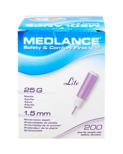 MEDLANCE plus Lite Sicherheitslanzetten 25 G