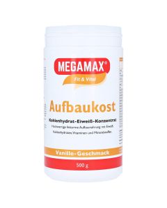 MEGAMAX Aufbaukost Vanille Pulver