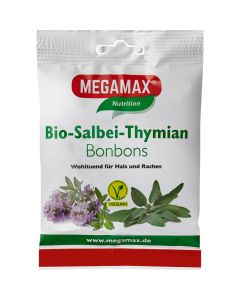 MEGAMAX Bio Salbei-Thymian Bonbons