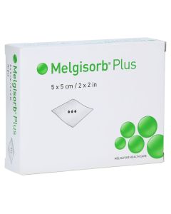 MELGISORB Plus Alginat Verband 5x5 cm steril