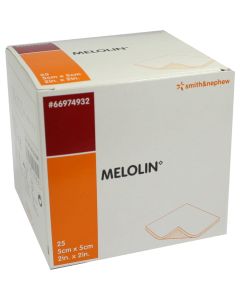 MELOLIN 5x5 cm Wundauflagen steril