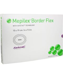 MEPILEX Border Flex Schaumverb.haft.oval 15x19 cm