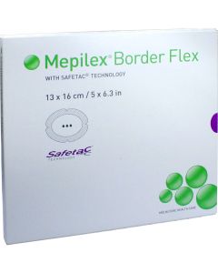 MEPILEX Border Flex Schaumverb.haftend 13x16 cm
