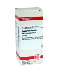 MERCURIUS SOLUBILIS Hahnemanni D 12 Tabletten