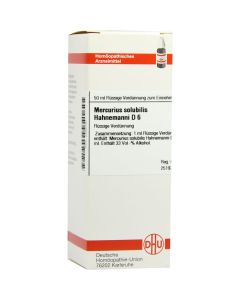 MERCURIUS SOLUBILIS Hahnemanni D 6 Dilution