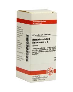 MERCURIUS SOLUBILIS Hahnemanni D 6 Tabletten