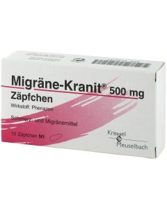 MIGRÄNE KRANIT 500 mg Zäpfchen