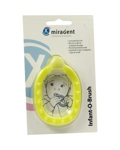 MIRADENT Kinder-Lernzahnbürst.Infant-O-Brush gelb