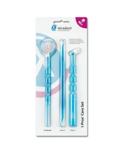 MIRADENT Pflegeset I-Prox Care Set blau trans.