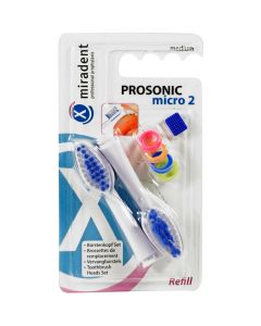 MIRADENT PROSONIC micro 2 Refill Bürstenkopfset