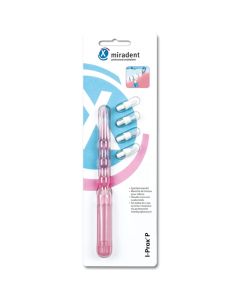 MIRADENT Spitzbürsten-Kit I-Prox P tra.pink 1H.4B.