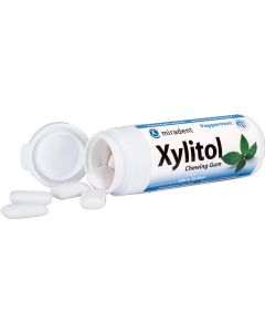 MIRADENT Zahnpflegekaugummi Xylitol Pfefferminz