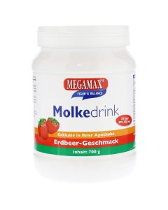 MOLKE DRINK Megamax Erdbeere Pulver