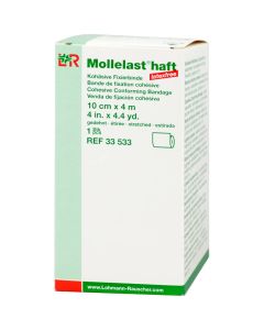 MOLLELAST haft Binden latexfrei 10 cmx4 m weiss