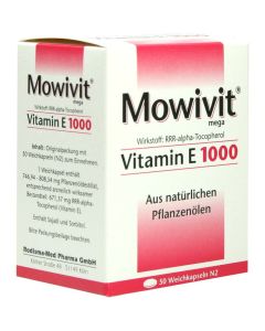 MOWIVIT Vitamin E 1000 Kapseln