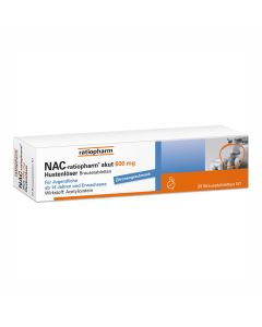 NAC-ratiopharm akut 600 mg Hustenlöser Brausetabl.