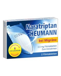 NARATRIPTAN Heumann bei Migräne 2,5 mg Filmtabl.