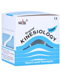 NASARA Kinesiologie Tape 5 cmx5 m blau