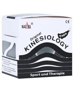 NASARA Kinesiologie Tape 5 cmx5 m schwarz