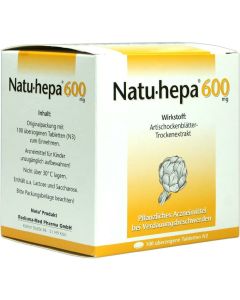 NATU HEPA 600 mg überzogene Tabletten