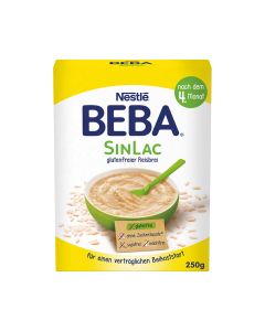 NESTLE BEBA sinlac glutenfreier Reisbrei n.d.4 M.